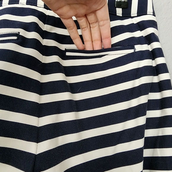 Express Striped Sailor Ankle Pants - Picture 8 of 9